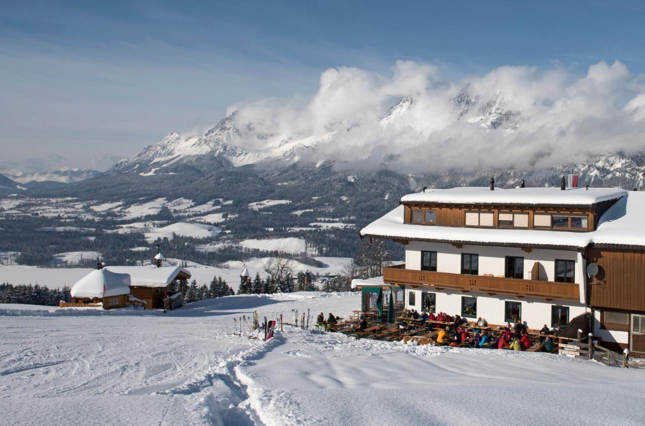 Alpengasthof Hirschberg 蒂罗的圣约翰 外观 照片